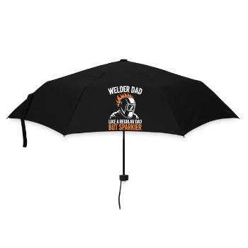 Gift, work, professional, christmas, sweat - Umbrella (small) - black - Front