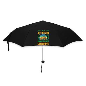 Agriculteur offre des cadeaux agricoles Tracteurs agricoles - Parapluie standard - noir - Devant