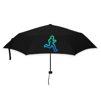 Course à pied Coureur Hommes Enfants Garçons Coureurs - Parapluie standard - noir - Devant