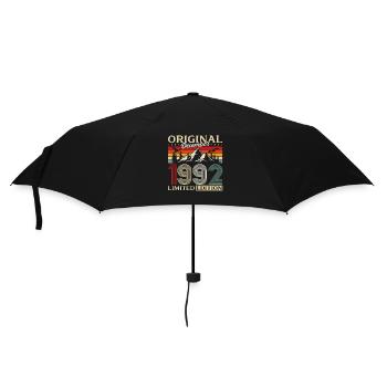 33e anniversaire Original Décembre Né en 1992 - Parapluie standard - noir - Devant