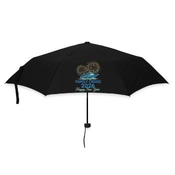 Family Cruise 2026 Happy New Year Celebration - Umbrella (small) - black - Front