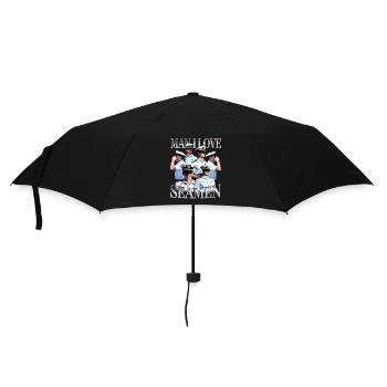 Mec, j’adore Seamen Bootleg inportable - Parapluie standard - noir - Devant