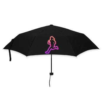 Rugby Player Kids Girls Women Rugby - Umbrella (small) - black - Front