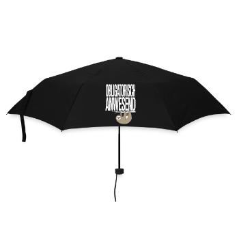 Bureau de réunion obligatoire du Sloth Sloth Telco - Parapluie standard - noir - Devant