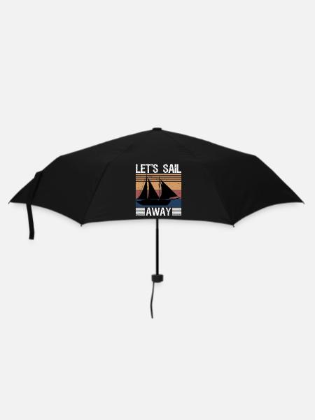 let's sail away - Regenschirm (klein) - Schwarz
