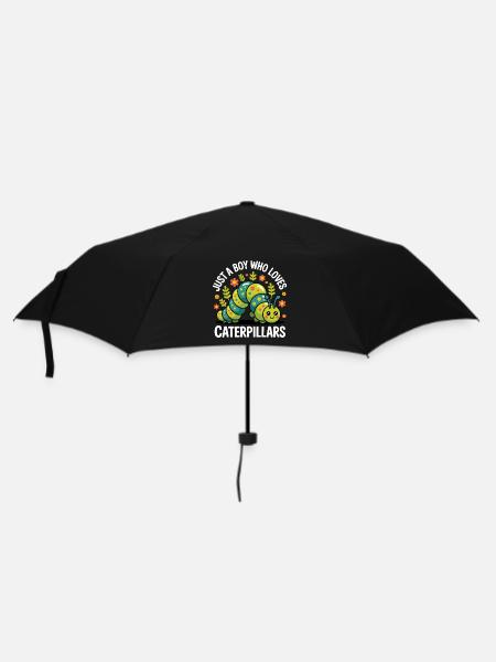Raupe Junge Geschenk - Regenschirm (klein) - Schwarz