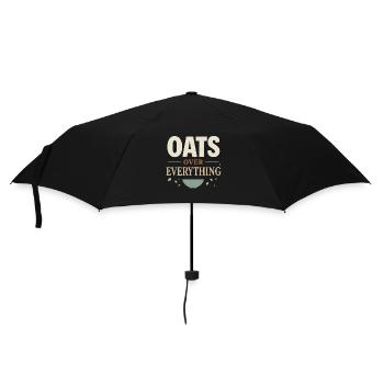 Porridge Breakfast Culture Overnight - Umbrella (small) - black - Front