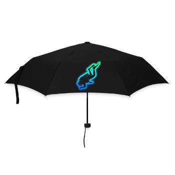 Divers Diving Kids Boys Men Diving - Umbrella (small) - black - Front