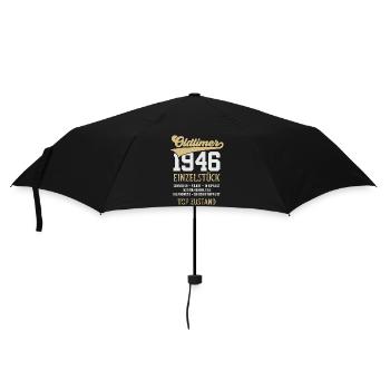 VOITURE CLASSIQUE : 80E ANNIVERSAIRE UNIQUE DE 1946 - Parapluie standard - noir - Devant