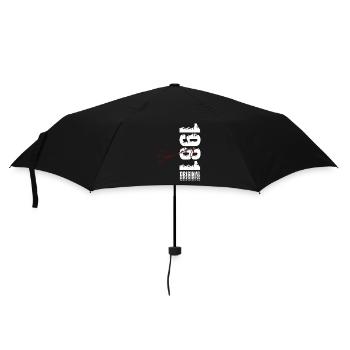 45th Birthday Original January 1981 - Umbrella (small) - black - Front