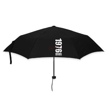 50th Birthday Original January 1976 - Umbrella (small) - black - Front