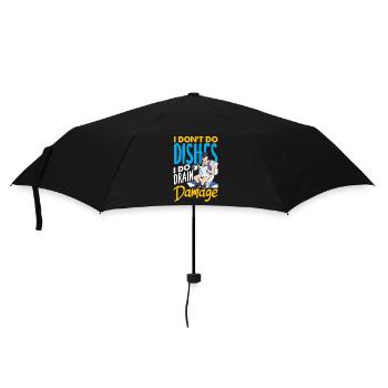 Toilet Clogging Master Funny - Umbrella (small) - black - Front