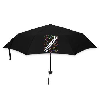 Shrovetide - Carnival - Atmosphere - Confetti - Umbrella (small) - black - Front