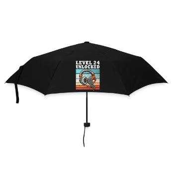 Level 24 Unlocked Headphones - Umbrella (small) - black - Front