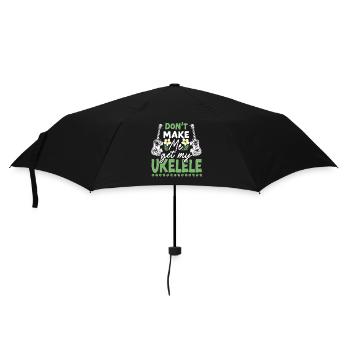 Ukulélé hawaïen Ukulélé Ne Me Oblige Pas - Parapluie standard - noir - Devant