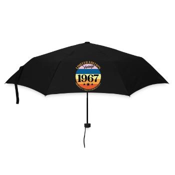 1967 Vintage Birthday Gift 67 Birthday - Umbrella (small) - black - Front