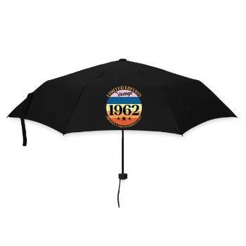 1962 Anniversaire Vintage Cadeau d'Anniversaire 62 - Parapluie standard - noir - Devant