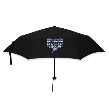 Passed Master's Examination 2026 Master's Degree - Umbrella (small) - black - Front
