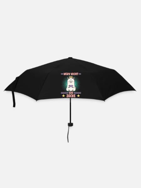Prinzessin game - Regenschirm (klein) - Schwarz