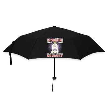 Gamer Llama Queen - Umbrella (small) - black - Front