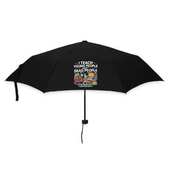 Geschichte - Regenschirm (klein) - Schwarz - Vorne