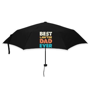 Best Lawyer Dad Ever - Umbrella (small) - black - Front