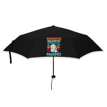 North Sea NORTH DIKE MY NORDIC PARADISE Funny - Umbrella (small) - black - Front
