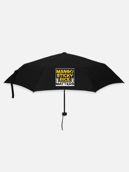 Mango Sticky Reis - Regenschirm (klein) - Schwarz