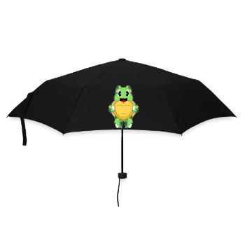 Cœur de Tortue - Parapluie standard - noir - Devant