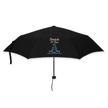 Vorgeburtliches Yoga Werdende Mutter - Regenschirm (klein) - Schwarz - Vorne