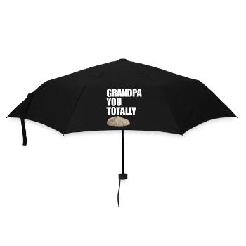Opa, du bist total cool, lustiges Wortspiel, Opa-Design. - Regenschirm (klein) - Schwarz - Vorne