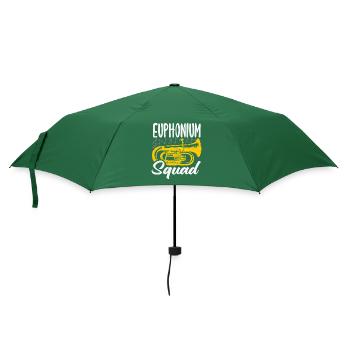 Vintage Euphonium Player - Umbrella (small) - bottlegreen - Front