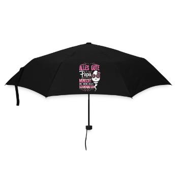 Alles Gute Papa wünscht dir dein bester Schwimmer - Regenschirm (klein) - Schwarz - Vorne