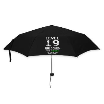 Gamer Niveau 19 débloqué - Gaming - Parapluie standard - noir - Devant