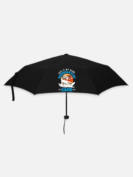 Surfen Surfboarder Bodyboarder - Regenschirm (klein) - Schwarz