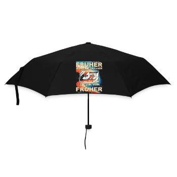 Everything was better in the past - I'm from before - Umbrella (small) - black - Front