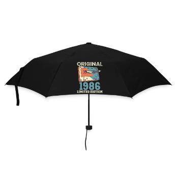 1986 Anniversaire 40 ans Vintage 40e Anniversaire - Parapluie standard - noir - Devant