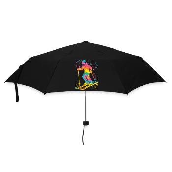 Ski alpin Sports d’hiver Ski nordique - Parapluie standard - noir - Devant