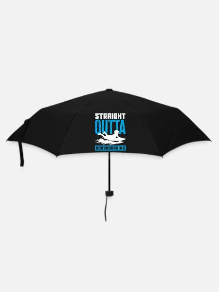 Surfen Surfboarder Bodyboarder - Regenschirm (klein) - Schwarz