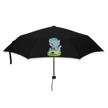 Cat Gamer Controller - Umbrella (small) - black - Front