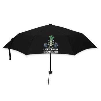 Halérophile CHARGE DE MASSE MUSCULAIRE Drôle - Parapluie standard - noir - Devant