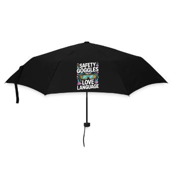 Love Language Safety Goggles - Regenschirm (klein) - Schwarz - Vorne