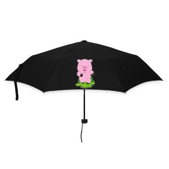 Cochon Jogger Jogging Sport - Parapluie standard - noir - Devant