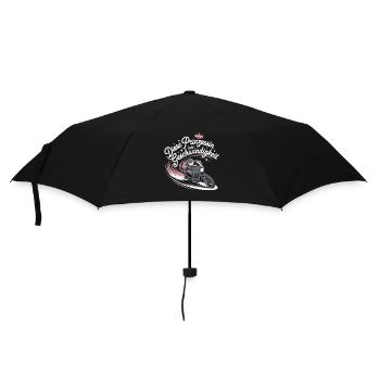 This Princess Loves Speed Motorcycle - Umbrella (small) - black - Front