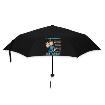 Nein Sagen – Grenzen Setzen - Regenschirm (klein) - Schwarz - Vorne