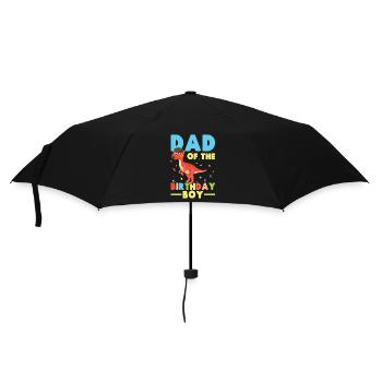  Pachycephalosaurus Dad Birthday Boy - Umbrella (small) - black - Front