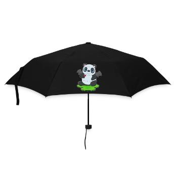 Panda Halloween Bat - Umbrella (small) - black - Front