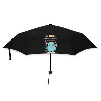 Compter les mailles sans problème Drôle d’amoureuse du crochet - Parapluie standard - noir - Devant