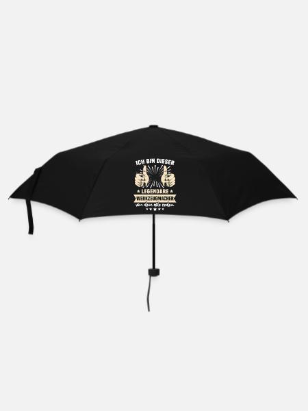 Werkzeugmacher Sprüche - Regenschirm (klein) - Schwarz