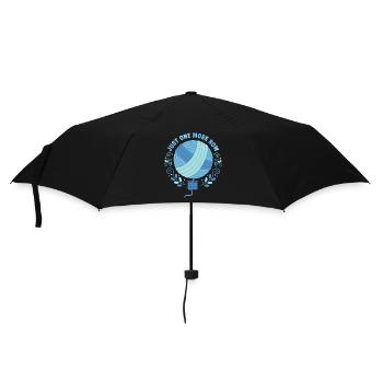Just One More Row Funny Crochet Lover Yarn - Umbrella (small) - black - Front